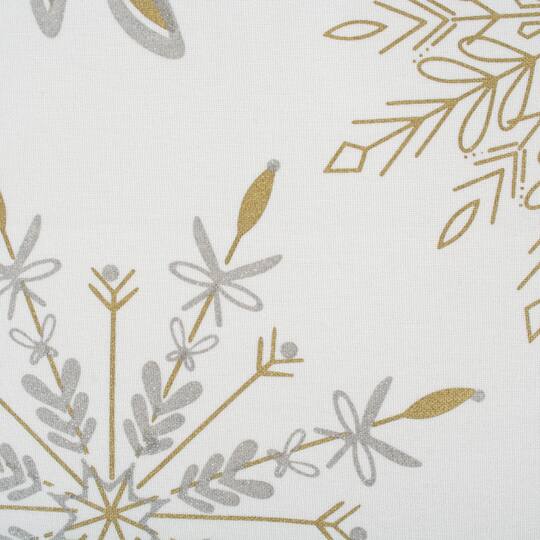 DII® 108" Snowflake Sparkle Printed Table Runner